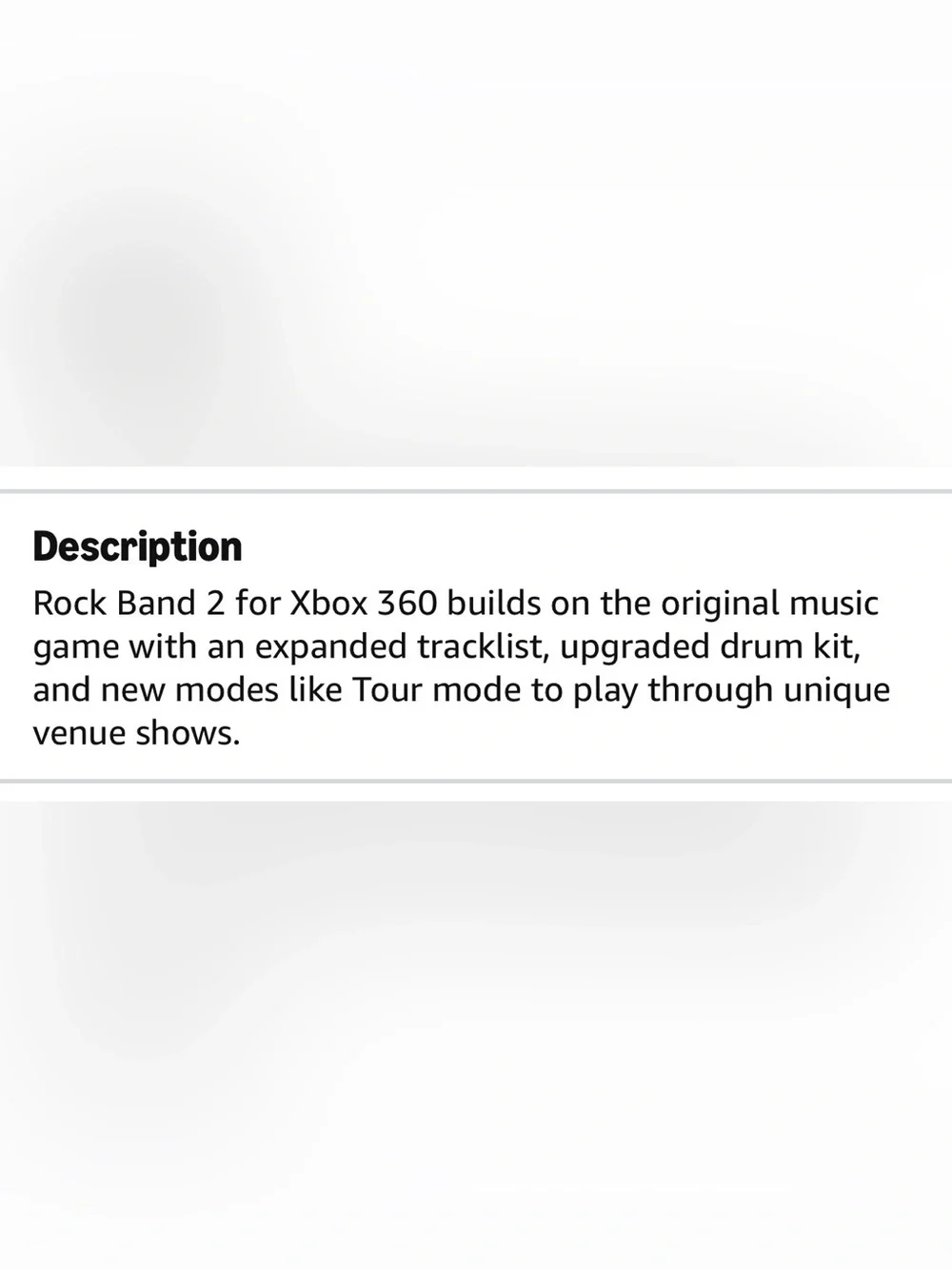 Rock Band 2 Game for Xbox 360 ⭐️⭐️EUC TESTED⭐️⭐️